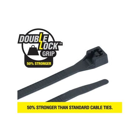 Cabac Nylon 66 Double Lock Cable Tie 203 x 4.3mm UV Black