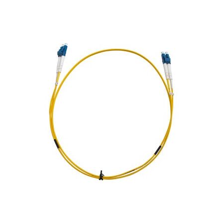 Fibre Patch Lead LC-LC Singlemode | 2 Metre Length | Yellow LSZH | 3mm Duplex by MSS