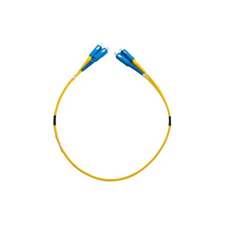 Fibre Patch Lead SC-SC | 0.5 Metre | Yellow LSZH | 3mm Duplex by MSS