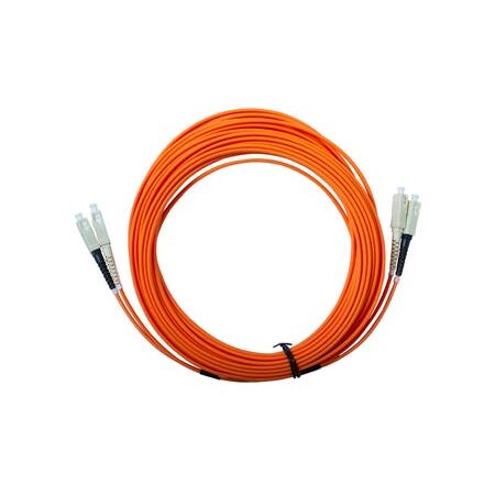 Fibre Patch Lead SC-SC OM1 | 10 Metre Length | Orange LSZH | 3mm Duplex by MSS