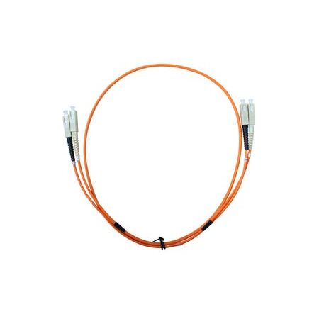 Fibre Patch Lead SC-SC OM1 | 2 Metre Length | Orange LSZH | 3mm Duplex by MSS