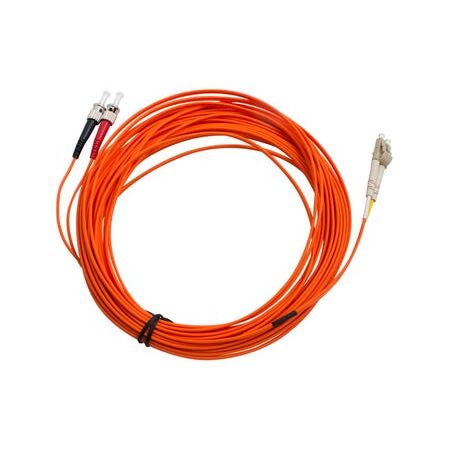 MSS Fibre ST - LC OM1 10 Metre Orange LSZH 2mm Duplex Fibre Patch Lead