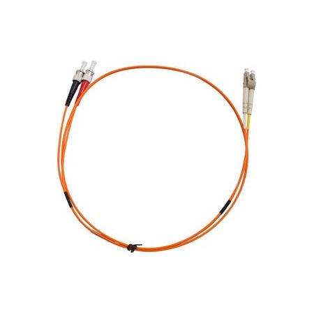 MSS Fibre ST - LC OM1 3 Metre Orange LSZH 2mm Duplex Fibre Patch Lead