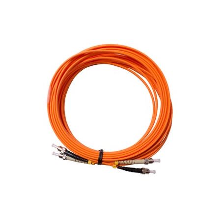 MSS Fibre ST - ST OM1 15 Metre Orange LSZH 3mm Duplex Fibre Patch Lead