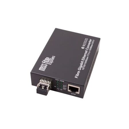 Media Converter 1000B-T to 1000B-SX | 850NM | 550MTR Range | LC Connector by Unspecified