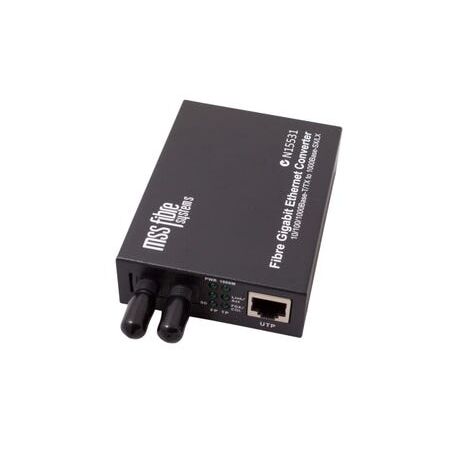 Media Converter 1000B-T to 1000B-SX | 850NM | 550MTR Range | ST Connector by Unspecified