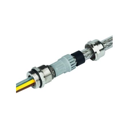 Cabac EMC Shielded Nickel Plated Brass Gland M63 Cable OD 32-42mm Cabac EMC Shielded Nickel Plated Brass Gland M63 Cable OD 32-42mm