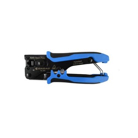 RJ45 Feed Through Modular Plug Crimp Tool | Compact Design | Easy to Use | Durable by HL