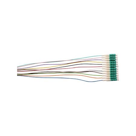 Fibre Pigtails OM3 50um 12-Fibre LC | 900um | High Performance & Durable | 12 Pack by MSS