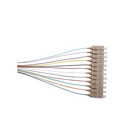 Fibre Pigtails OM4 50um 12-Fibre SC | 900um | High Performance | 12 Pack by MSS