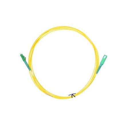 Fibre Patch Lead Singlemode 3 Metre | Yellow LSZH | 2mm Simplex Design by MSS