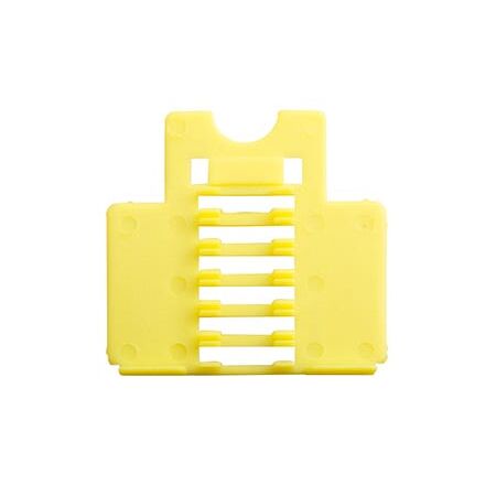 Fibre Splice Holder 6 Fibres | 2.6-2.8MM | Durable Yellow Design by Matchmaster