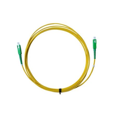 MSS Fibre SCA - SCA Singlemode 2 Metre Yellow LSZH 3mm Simplex Fibre Patch Lead