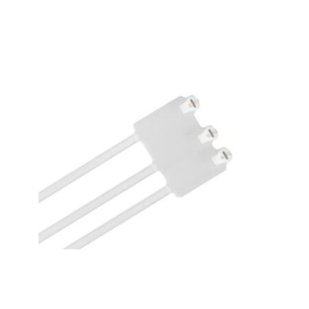 Cable Tie Ty-Rap Identification (ID) Triple Tab 184 x 4.8mm Natural