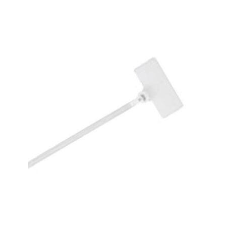 Cable Tie Ty-Rap Identification (ID) Tab (Protruding Label) 102 x 2.4mm Natural