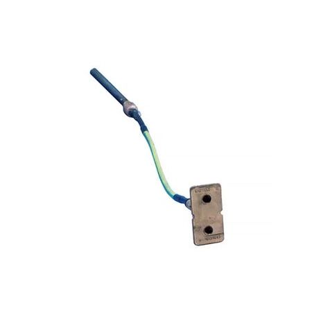 Earthbridge B162, Two Stud, Cable to Solid Round Steel, 70 mm² Stranded, 1,000 mm