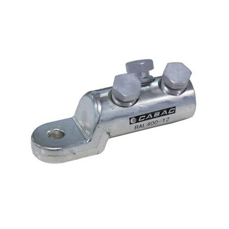 Bolted Al Lug 300-400mm2, M12 Stud Hole