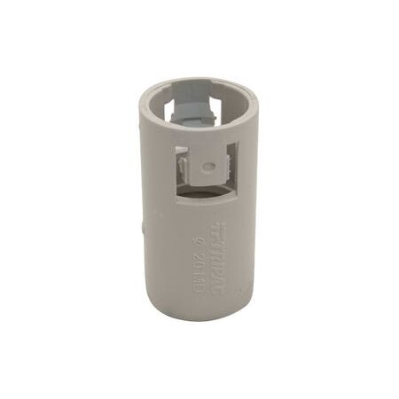Fitting Adapter Plain to Corrugated PVC 20mm Grey