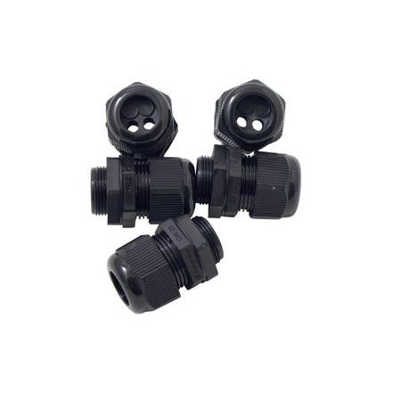 NYLON GLAND 9-18 WITH SOLAR INSERT 4x6MM