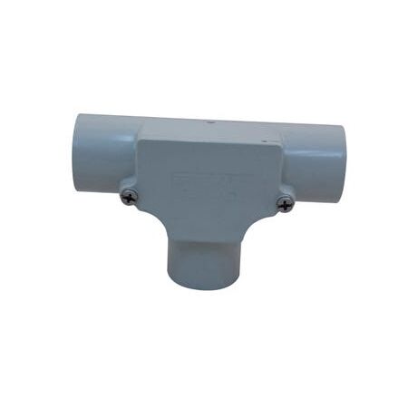 Fitting Inspection Tee PVC 32mm Grey