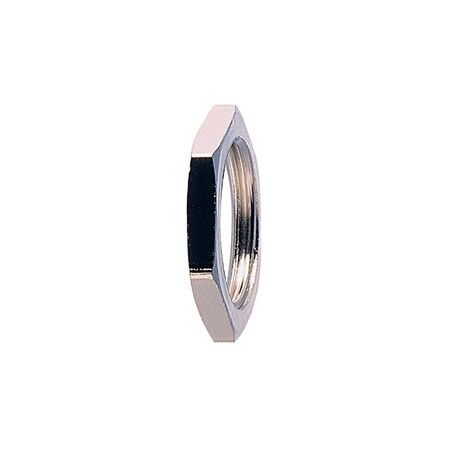 FITTING LOCKNUT NICKEL PLATED BRASS M40