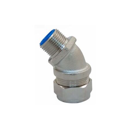 FITTING CLT/CETX 45DEG STRAIGHT FIXED EXTERNAL THREAD STAINLESS STEEL M20