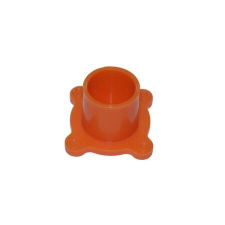 FITTING MINI LOCATING FLANGE 32MM ORANGE