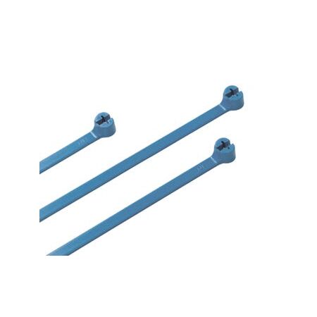 Ty-Rap Metal Detectable Polypropylene Cable Tie 186mm x 4.6mm Blue