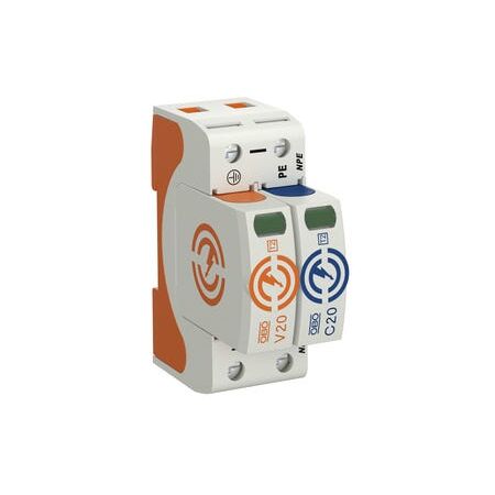 SURGE DEV V20 TYPE 2 1P+N 40kA