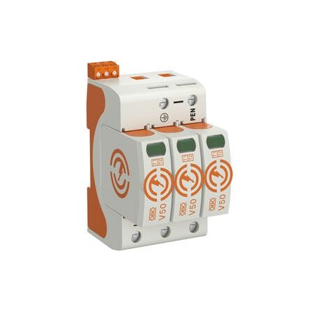 SURGE DEV V50 TYPE 1+2 3P  50kA + SENSOR