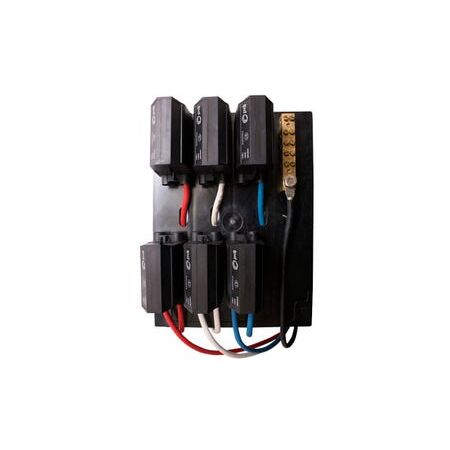 6 FusePanel Supply Pillars Slotted wired