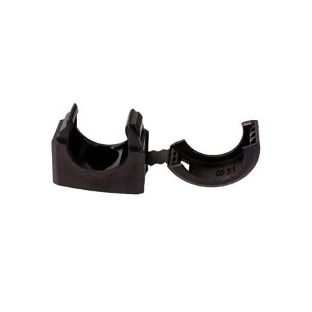 NYLON 66 BLACK CONDUIT CLIP 13MM