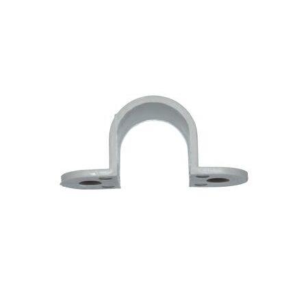 Saddle Full PVC 5mm Holes 25mm Grey
