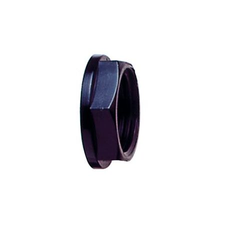 LOCKNUT NYLON 6 M12 BLACK