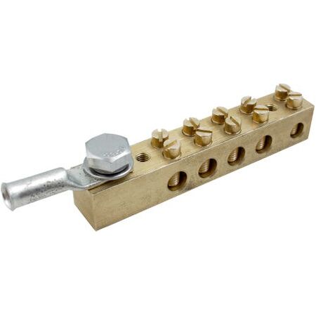 Neutral Link 5 Hole with M8-Stainless Steel Bolt