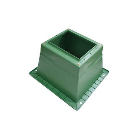 Pillar Base LARGE Mouth w Dbolts- Green