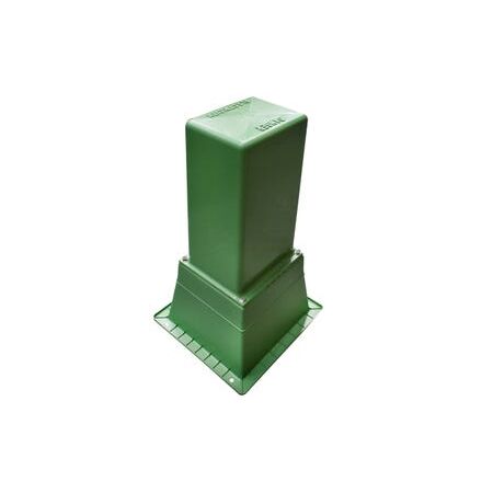 TALL PILLAR LID BASE VENT GREEN DBOLT