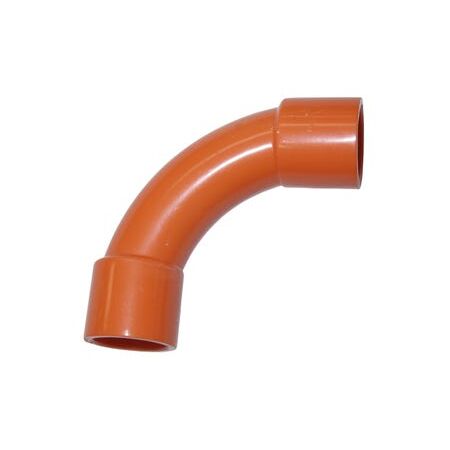 Standard Bend Fitting PVC 25mm Orange