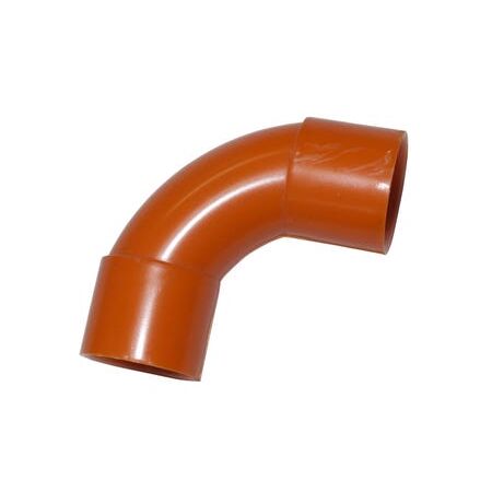 Solid Elbow Fitting PVC 25mm Orange