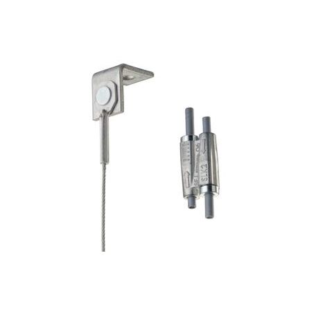 CADDY Speed Link 3mm wire 10m long with angle bracket and tensioner