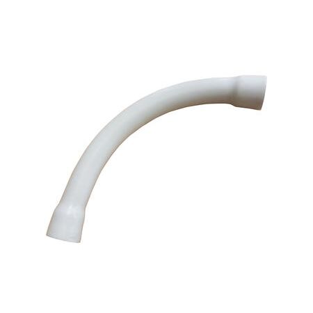 Sweep Bend 90 Degree Fitting 20mm Grey