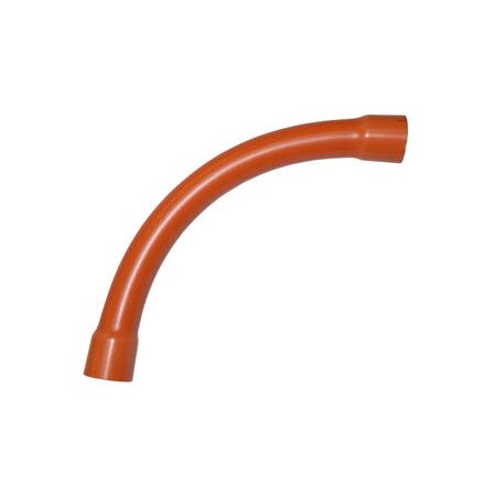 Sweep Bend 90 Degree Fitting 25mm Orange