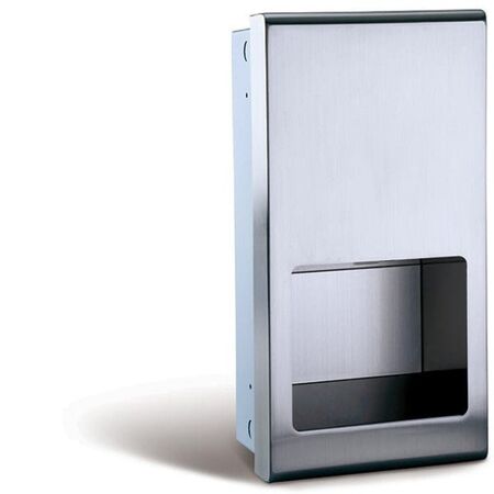 High-Speed Hand Dryer | 1600W Power | Adjustable Heating & Motor | Satin Stainless Steel by Allvent