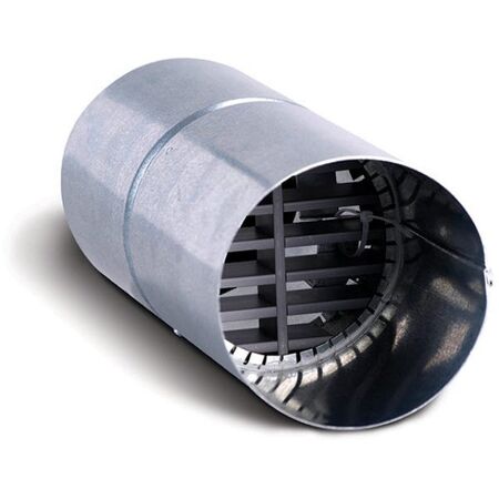 Intumescent Fire Damper Circular | Rigid Steel Frame | Up to 2 Hours Fire Protection | 250mm Width by Allvent