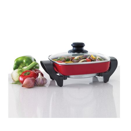 Mini Fry Pan 20cm | Die-Cast Aluminum | Non-Stick & Tempered Glass Lid | Cool Touch Handles by GAF