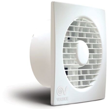 Residential Exhaust Fan Vortice Punto Filo | 15W Power | Silent Operation | IPX4 Rated by Allvent