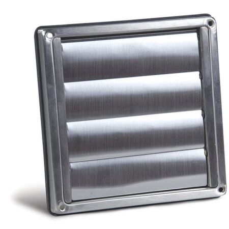 Stainless Steel Gravity Grille | 100mm Duct Size | BAL40 Compliant | Durable Design by Allvent