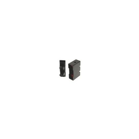 Low Voltage Fuse Holder 32A | Front Connected | Single-Pole Design | Black by Eaton