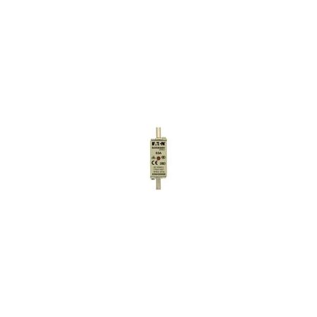NH Fuse 63A 500V | 120 kA Breaking Capacity | Live Gripping Lug & Status Indicator | Size 000 by Eaton