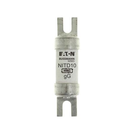 BS88 Fuse 10A 550V AC | 80 kA Breaking Capacity | Class gG/gL | Offset Bolted Tags by Eaton